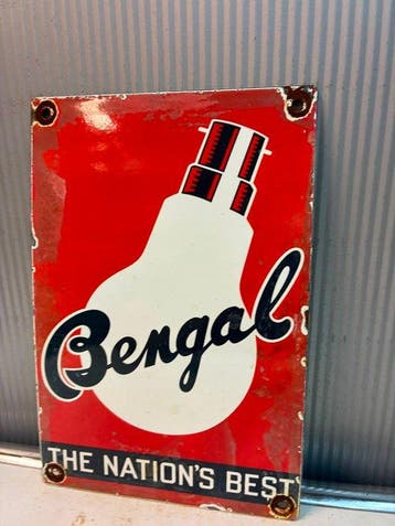 Bengal – The Nation’s Best – Vintage emaille reclamebord –