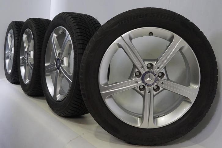 Mercedes A B CLA Klasse W177 17 inch velgen + Winterbanden B, Autos : Pièces & Accessoires, Pneus & Jantes, Enlèvement ou Envoi