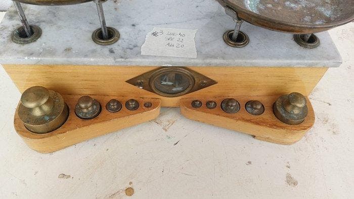 Weegschaal - Hout, Antiek en Kunst, Curiosa en Brocante