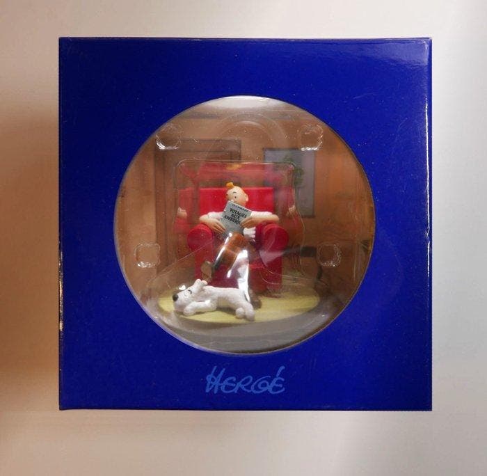 Tintin - Album : LOreille Cassée- Scène cube : Figurine, Livres, BD | Comics