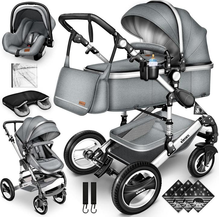Kinderwagen 3 in 1 - Buggy - Wandelwagen - Kinderbuggy - Lic, Enfants & Bébés, Poussettes & Combinaisons, Envoi