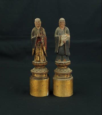Honen Shonin,  Zendo Daiji 24cm 2pcs Buddhism