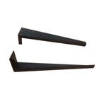 Verborgen Beugels voor Onderblad Mat Zwart (2 stuks), Ophalen of Verzenden, Nieuw, Bad