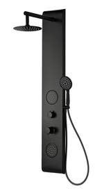 Douchepaneel Suva Zwart Regendouche Mengkraan, Verzenden