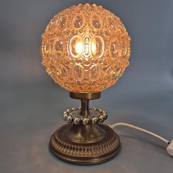 Vintage Tisch Leuchte – Stilvolles Glasdesign im Bubble-Look