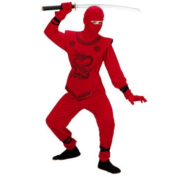 Ninja Kostuum Rood Jongen, Kinderen en Baby's, Verzenden, Nieuw