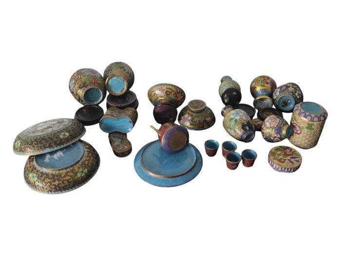 Vaas - Objecten Cloisonné Collectie Oro di Bisanzio - 17 -, Antiek en Kunst, Antiek | Overige Antiek