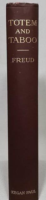Professor Sigmund Freud - Totem and Taboo - 1920