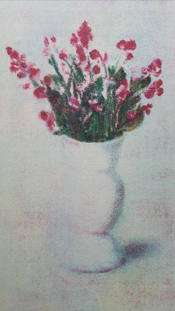 Antonio Bueno (1918-1984) - Vaso di fiori
