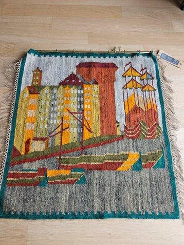 Tapisserie - 100 cm - 90 cm - Tapis mural Vintage Pools