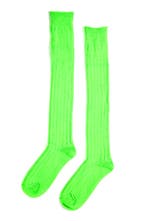 Sokken Neon Groen Gebreid 39 40 41 42 43 44 45 46 Dames Here, Ophalen of Verzenden, Nieuw