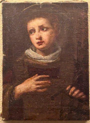 Scuola italiana (XVI-XVII) - San Lorenzo, Antiek en Kunst