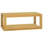 vidaXL Badkamerwandkast 90x45x35 cm massief teakhout, Verzenden, Nieuw