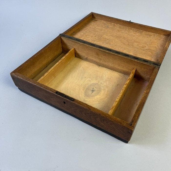 Cercueil - Art déco - École dAmsterdam - Documents en chêne, Antiek en Kunst, Kunst | Designobjecten