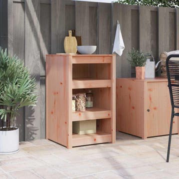 vidaXL Keuken Kast MEPPEL Bruin Eiken 55 x 55 x 92 cm, Verzenden, Nieuw