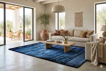 Zachtblauwe Gabbeh - Vloerkleed - 180 cm - 120 cm -, Nieuw