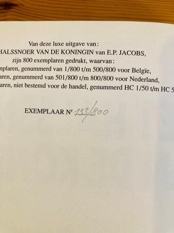 Blake & Mortimer - Het halssnoer van de koningin - Luxe, Boeken, Nieuw