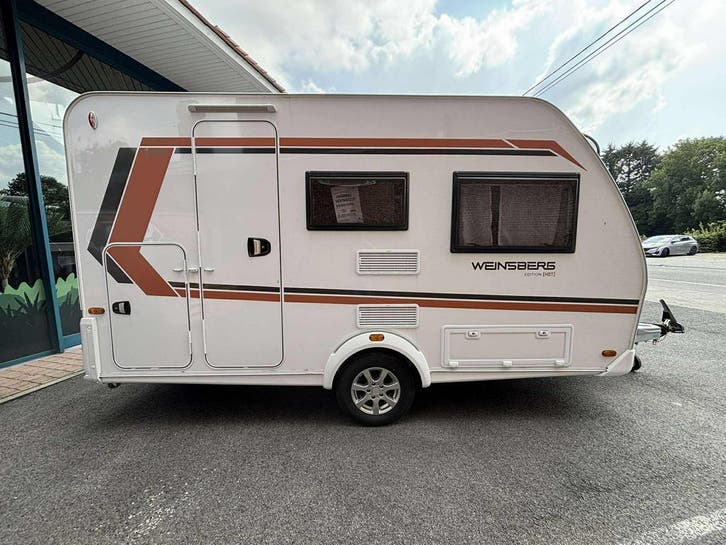 Caravane Weinsberg CaraOne 400 LK Edition [HOT] (2025), Caravanes & Camping, Caravanes, 1000 - 1250 kg, Lit transversal, Lit superposé transversal