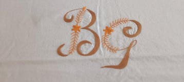 Drap de lit (3) - 250 cm - 342 cm - textiles anciens brodés