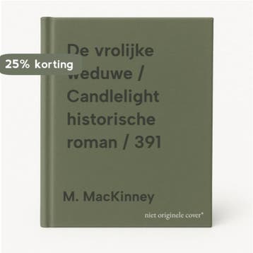 De vrolijke weduwe / Candlelight historische roman / 391, Boeken, Verzenden, Gelezen, M. MacKinney
