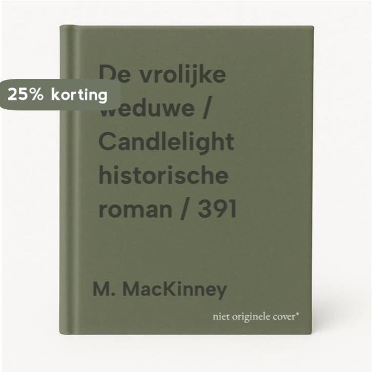 De vrolijke weduwe / Candlelight historische roman / 391, Boeken, Overige Boeken, Gelezen, Verzenden