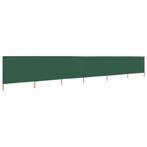 vidaXL Windscherm 6-panelen 800x80 cm stof groen, Tuin en Terras, Verzenden, Nieuw