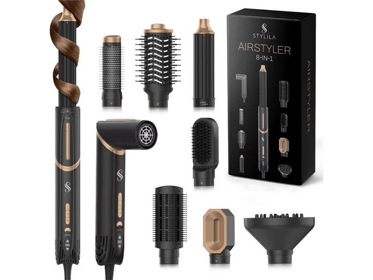 Stylila® 8-in-1 Airstyler - Multistyler - 110.000 RPM motor, Elektronische apparatuur, Persoonlijke Verzorgingsapparatuur, Zo goed als nieuw