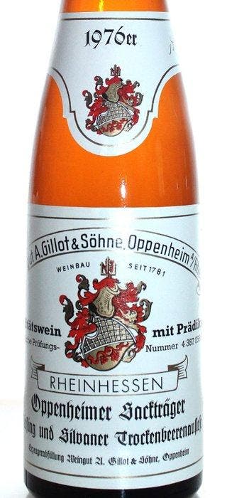 1976 Oppenheimer Sackträger Riesling + Silvaner, Verzamelen, Nieuw