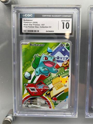 Pokémon - 3 Graded card - First Partners - Gen 1 - CGC 10 -, Nieuw