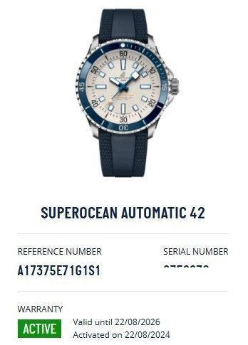 Breitling - Superocean Automatic 42 - A17375E71G1S1 - Homme, Nieuw