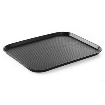 Dienblad | Polypropyleen | Zwart | Stapelbaar |, Verzenden