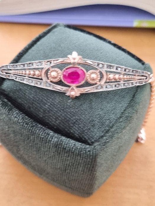 Zonder minimumprijs - Armband - 9 kt. Zilver, Roségoud, Handtassen en Accessoires, Armbanden
