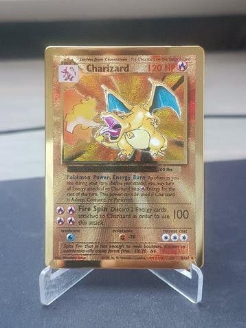 Pokémon - 1 Card - Charizard - WOTC, Nieuw