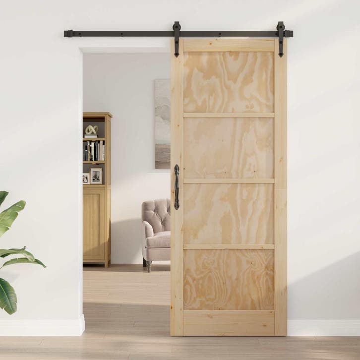 vidaXL Interne Deur Naturel 93 x 211 cm Multiplex, Doe-het-zelf en Bouw, Deuren en Vliegenramen, Nieuw, Verzenden