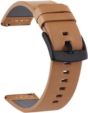 DrPhone LB1 – Universele 18mm Lederen Armband – Polsomtrek, Verzenden, Nieuw