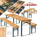 2dekans | tectake® biertentenset met tafel en 2x bierbanken,, Ophalen of Verzenden, Nieuw