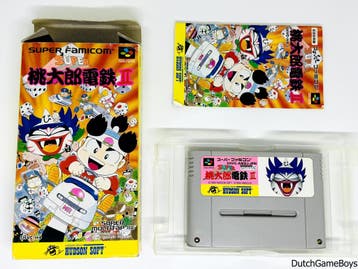 Super Famicom - Super Momotaru Dentetsu II, Consoles de jeu & Jeux vidéo, Jeux | Nintendo Super NES, Verzenden
