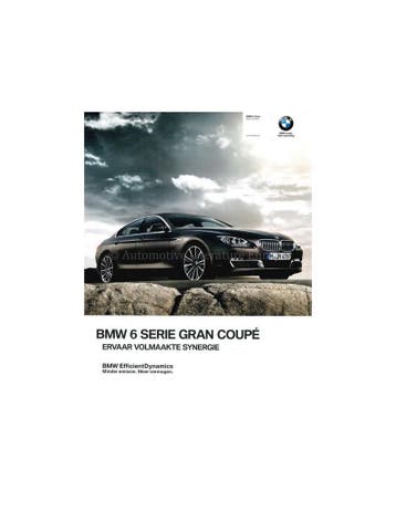 2012 BMW 6 SERIE GRAN COUPÉ BROCHURE NEDERLANDS, Nieuw