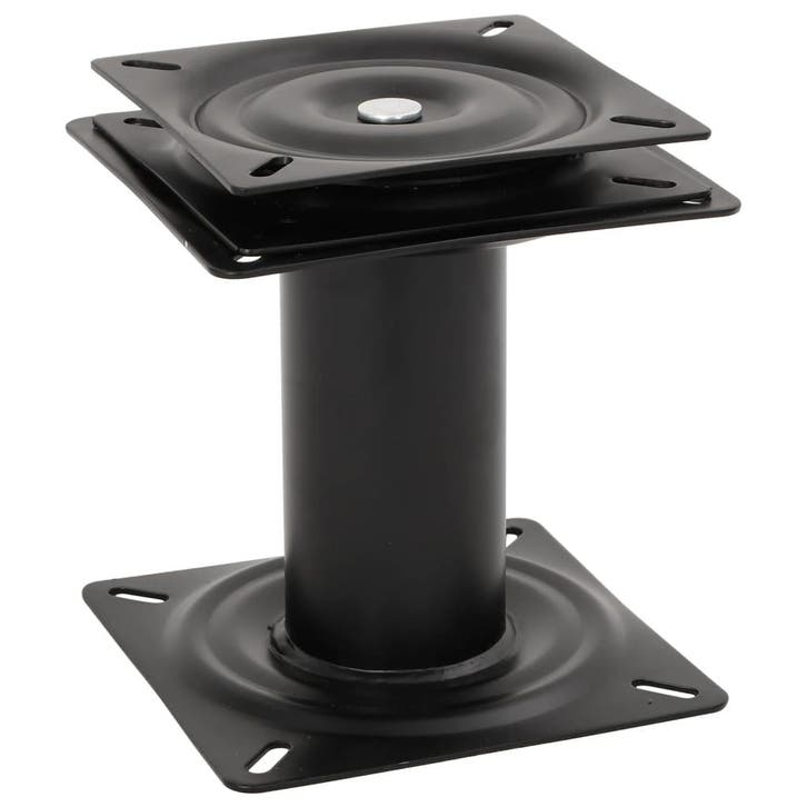 vidaXL Bootstoelpoot met 360° draaiplateau staal, Watersport en Boten, Bootonderdelen, Nieuw, Verzenden