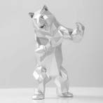 Richard Orlinski (1966) - Standing Bear (Silver Matte)