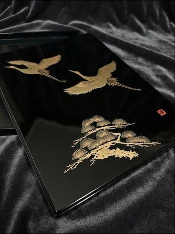 japanese Lacquerware - Doos - Gelakte documentenkist
