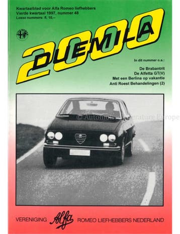 1997 ALFA ROMEO CLUB DUEMILA MAGAZINE 48 NEDERLANDS