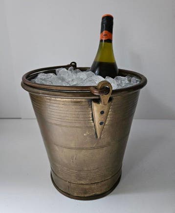 Engelse campaign bucket (reisemmer) - Champagne koeler -
