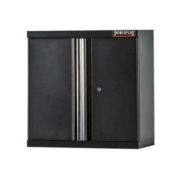 Wandkast / Hangkast elegance line hamerslag zwart / chrome, Ophalen of Verzenden, Nieuw