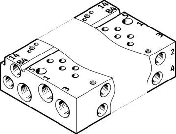 Festo Rail De Collecteur - 566552, Verzenden