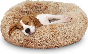 2dekans | Peaceful Pooch M - pluizig hondenbed - 76cm, Dieren en Toebehoren, Ophalen of Verzenden, Nieuw