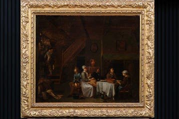 Hendrik Govaerts (1669-1720) - Interieur Tafereel - NO, Antiek en Kunst