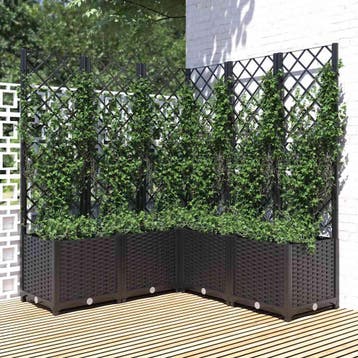 vidaXL Tuin Zwart 120 x 120 x 136 cm, Verzenden