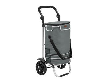 Veiling - Boodschappentrolley 3in1 - 56L - Grijs