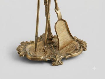 Decoratief ornament - Antiek Haard Stel - Verenigd